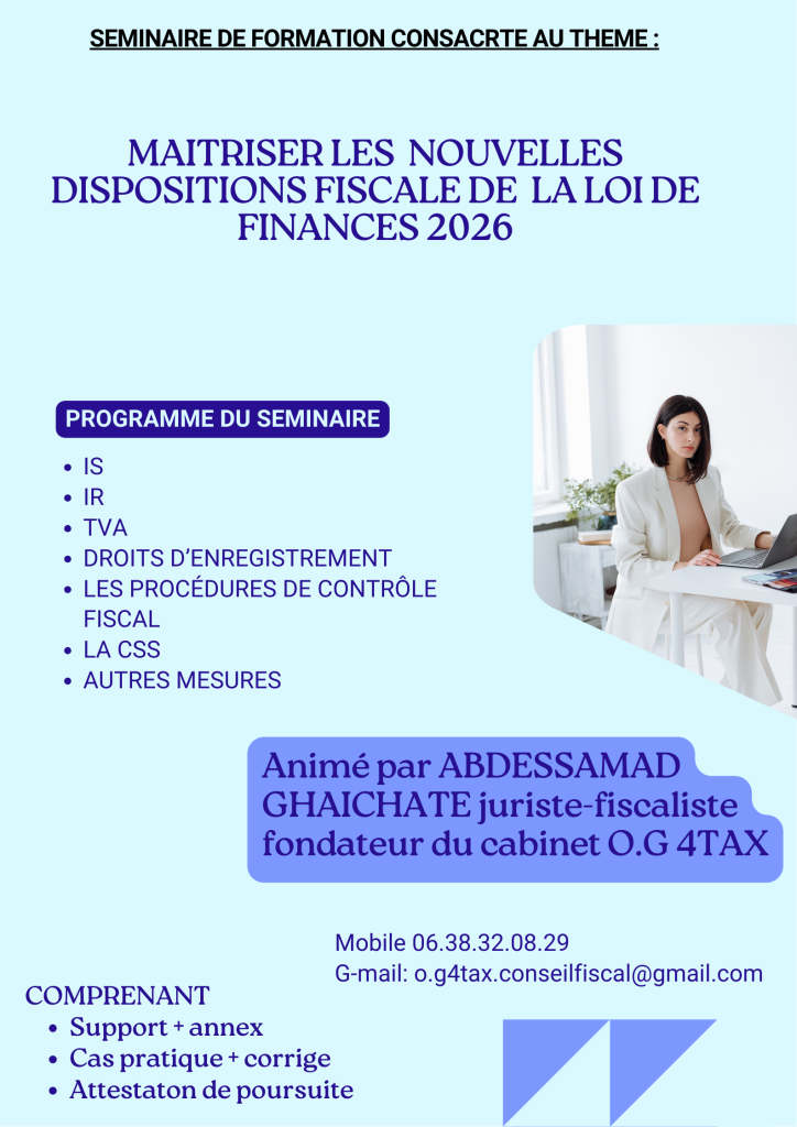 seminaire de la loi de finances 2026 1